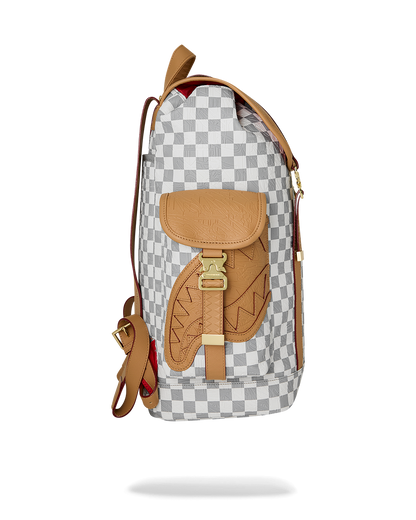 SPRAYGROUND® BACKPACK EMBOSSED CREAM CHECK MONTE CARLO