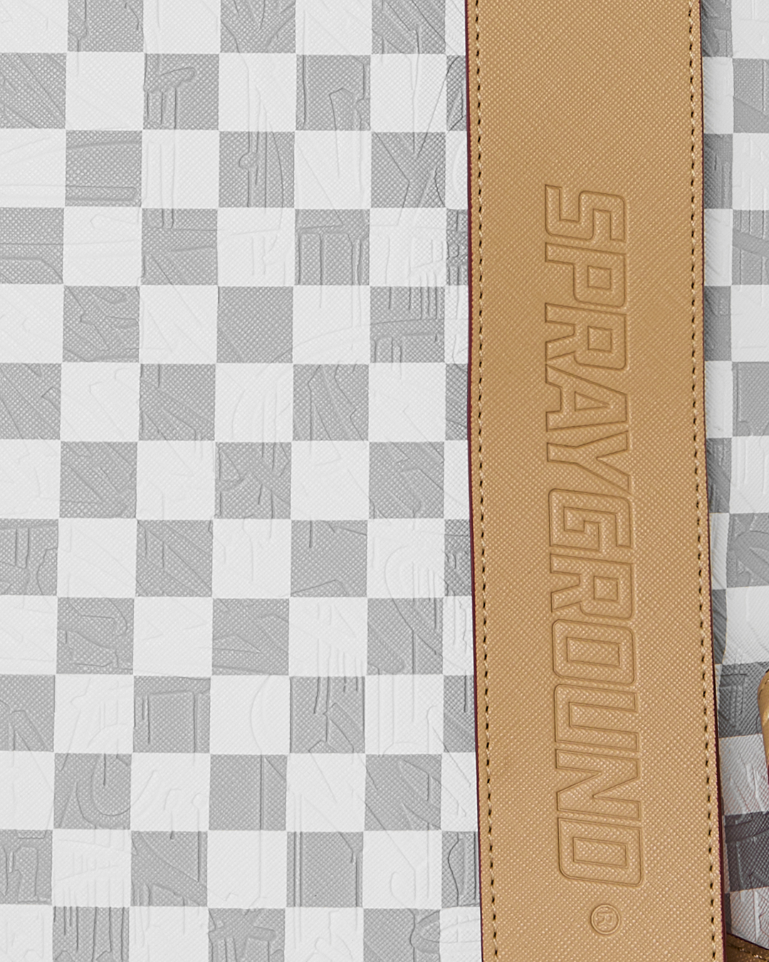 SPRAYGROUND® BACKPACK EMBOSSED CREAM CHECK MONTE CARLO