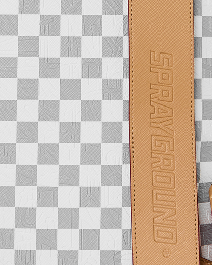 SPRAYGROUND® BACKPACK EMBOSSED CREAM CHECK MONTE CARLO