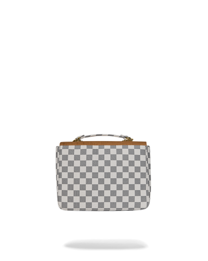 SPRAYGROUND® HANDBAG EMBOSSED CREAM CHECK HANDBAG