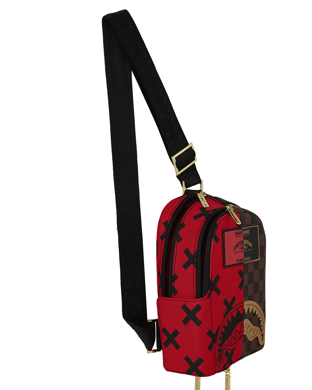 SPRAYGROUND® SLING REVERSE HALF SPLIT BACKPACK SLING