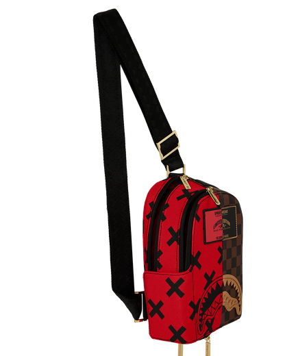 SPRAYGROUND® SLING REVERSE HALF SPLIT BACKPACK SLING