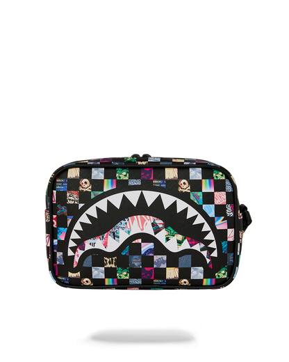 SPRAYGROUND® TOILETRY CRAZY CHECK TOILETRY BRICK