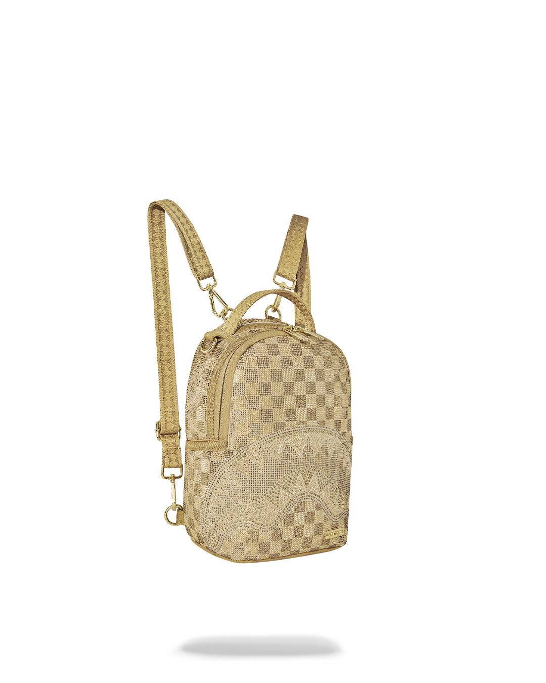 SPRAYGROUND® BACKPACK 2 TONE GOLD TRINITY MINI BACKPACK