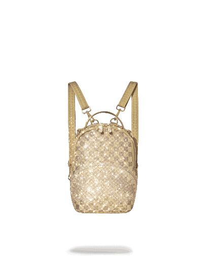 SPRAYGROUND® BACKPACK 2 TONE GOLD TRINITY MINI BACKPACK