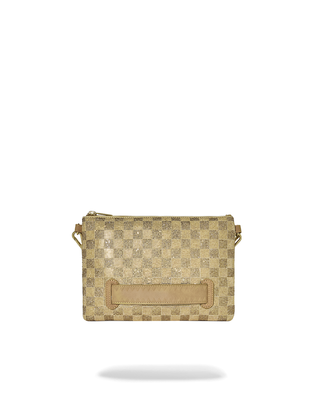 SPRAYGROUND® POUCHETTE 2 TONE GOLD TRINITY CROSSOVER CLUTCH