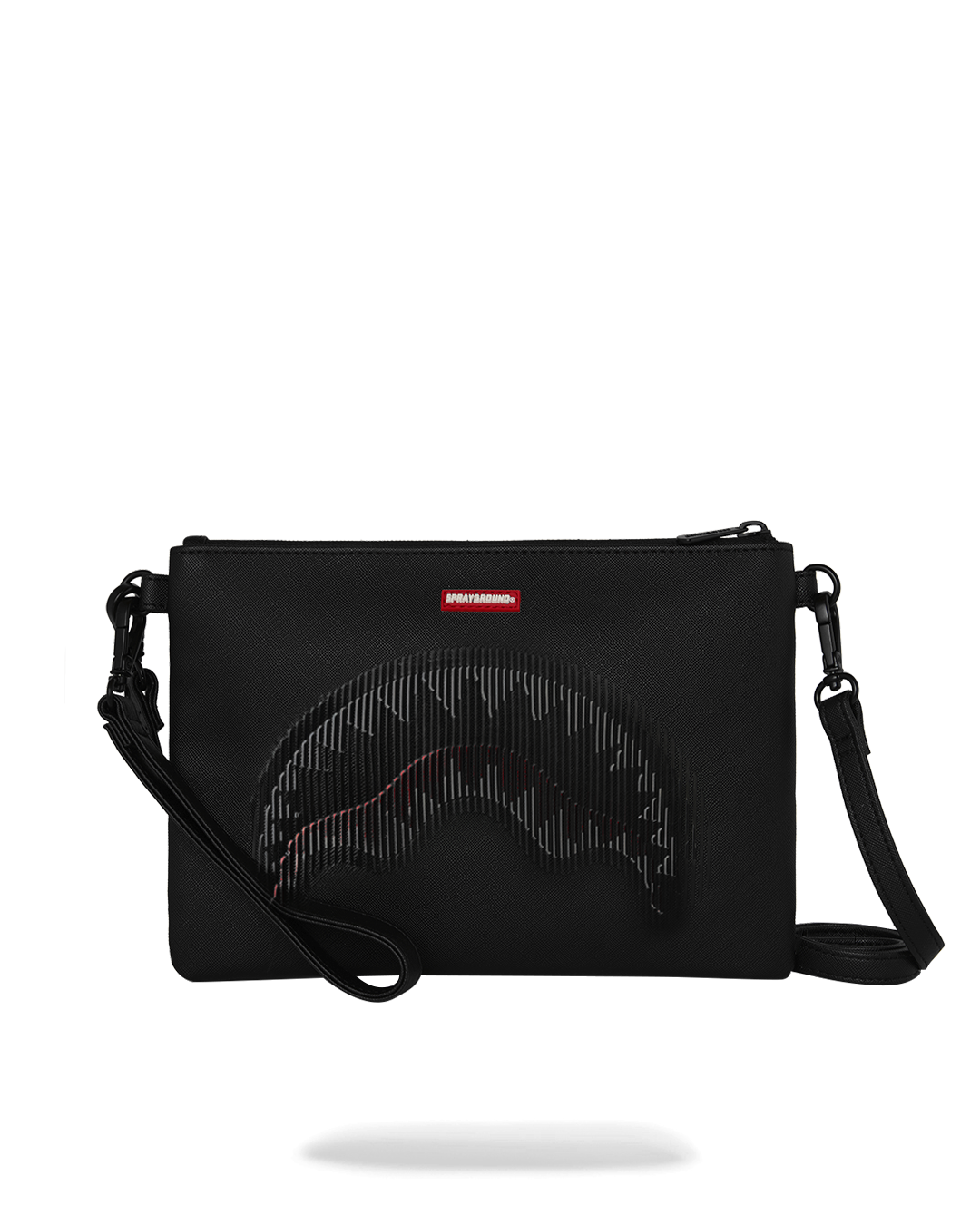 SPRAYGROUND® POUCHETTE DISAPPEARING SHARK CROSSOVER CLUTCH