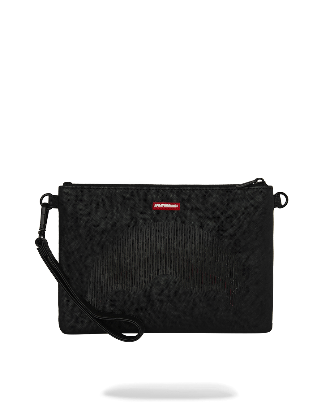 SPRAYGROUND® POUCHETTE DISAPPEARING SHARK CROSSOVER CLUTCH