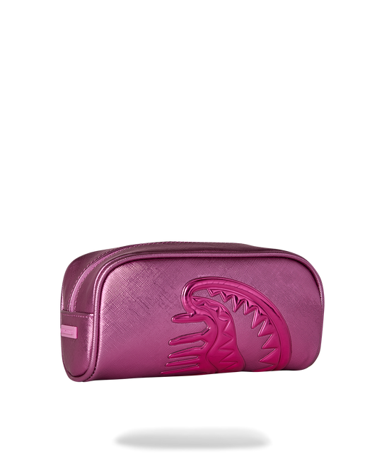 SPRAYGROUND® POUCH METALLIC PINK METALLIC DRIP POUCH