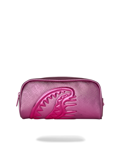 SPRAYGROUND® POUCH METALLIC PINK METALLIC DRIP POUCH