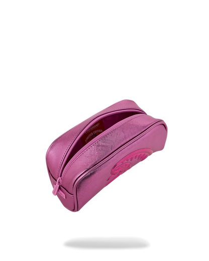 SPRAYGROUND® POUCH METALLIC PINK METALLIC DRIP POUCH