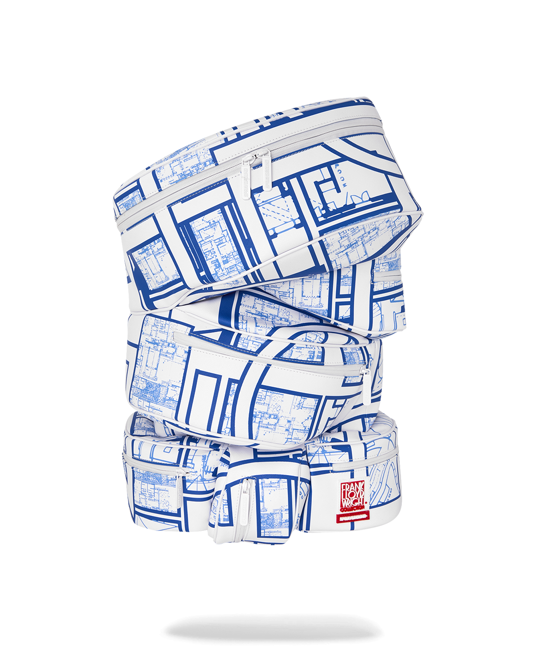 SPRAYGROUND® BACKPACK FRANK LLOYD WRIGHT BLUEPRINT 3D ROUND BACKPACK