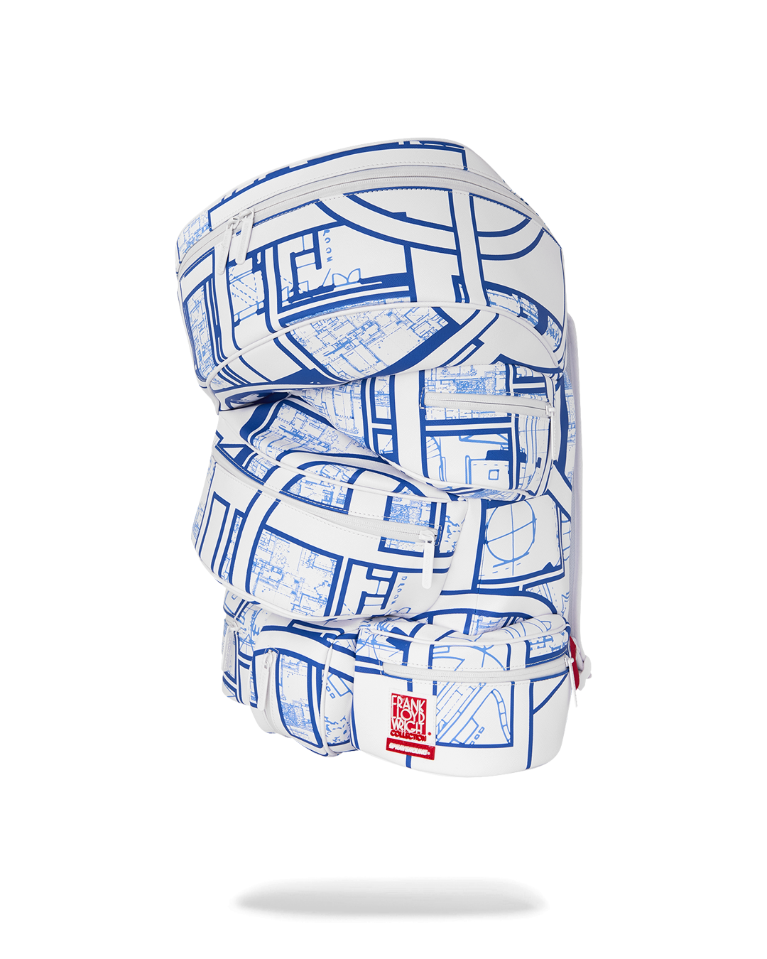 SPRAYGROUND® BACKPACK FRANK LLOYD WRIGHT BLUEPRINT 3D ROUND BACKPACK