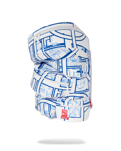 SPRAYGROUND® BACKPACK FRANK LLOYD WRIGHT BLUEPRINT 3D ROUND BACKPACK