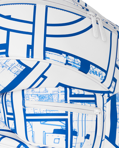SPRAYGROUND® BACKPACK FRANK LLOYD WRIGHT BLUEPRINT 3D ROUND BACKPACK