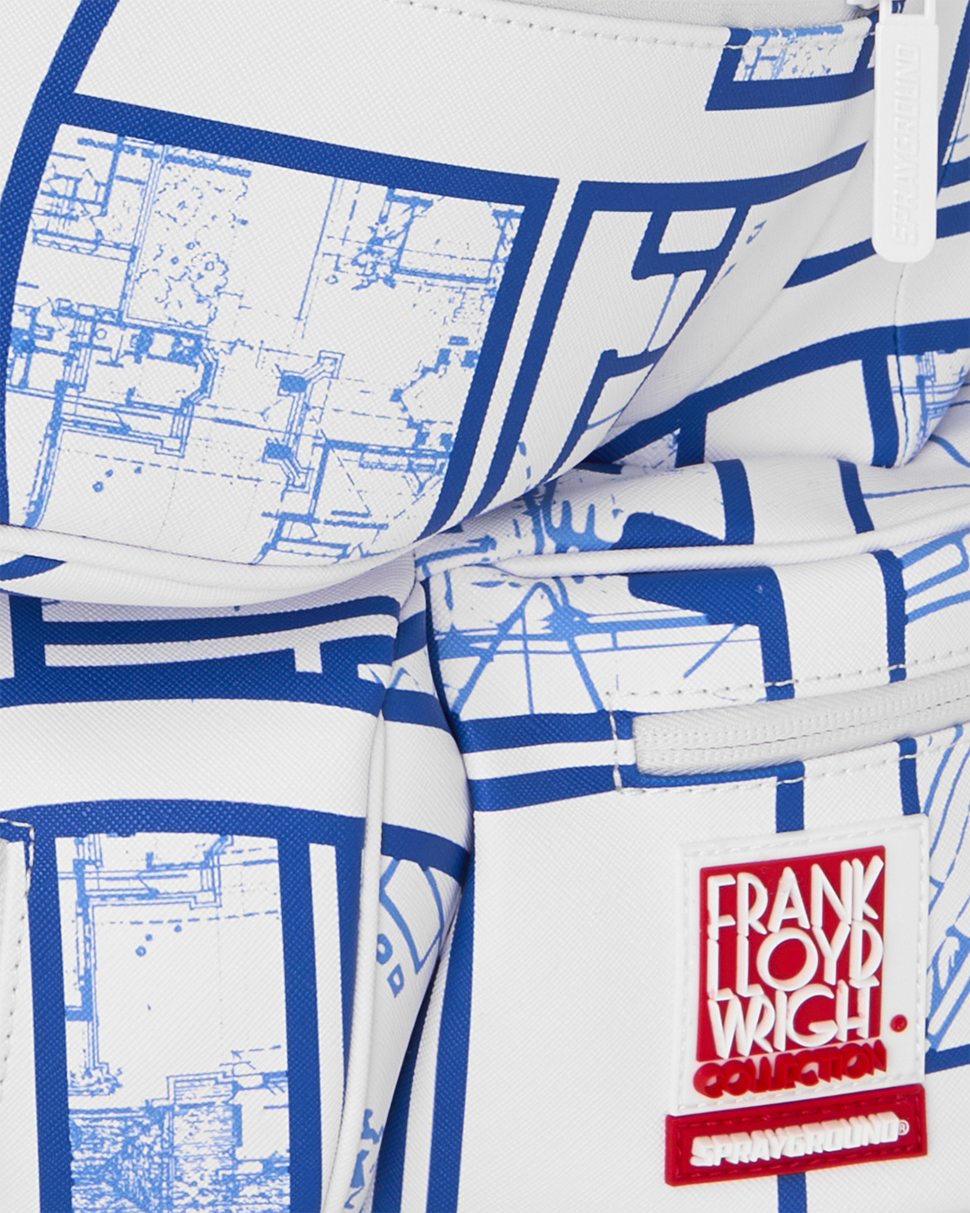 SPRAYGROUND® BACKPACK FRANK LLOYD WRIGHT BLUEPRINT 3D ROUND BACKPACK