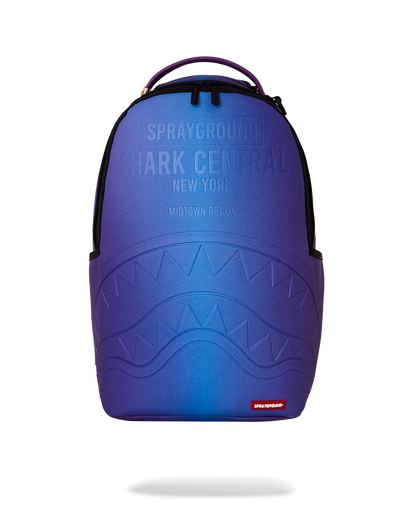 SPRAYGROUND® BACKPACK SHARK CENTRAL EMBOSSED DUSK NYLON BACKPACK