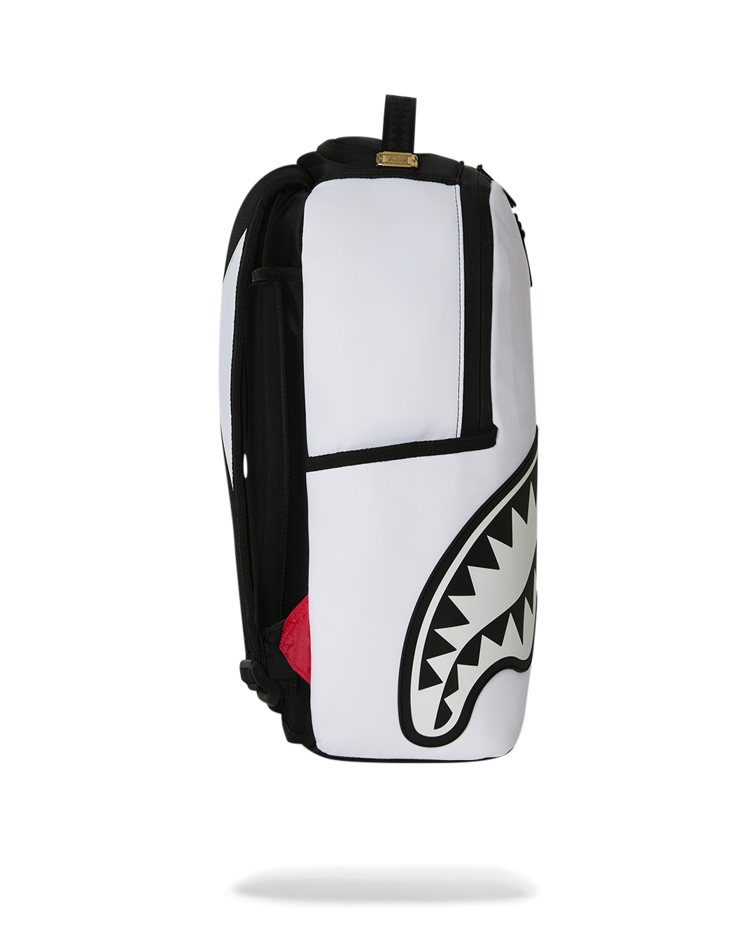 SPRAYGROUND® BACKPACK SHARK CENTRAL BLACK AND WHITE STENCIL BACKPACK