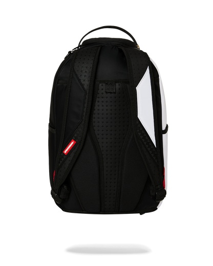 SPRAYGROUND® BACKPACK SHARK CENTRAL BLACK AND WHITE STENCIL BACKPACK