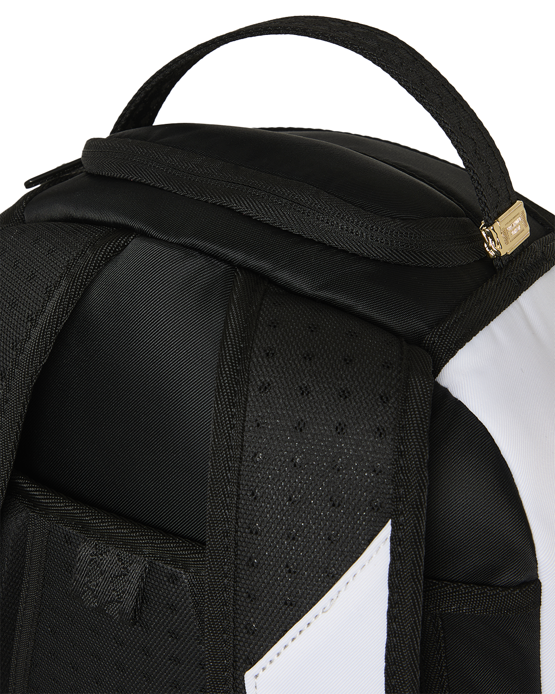 SPRAYGROUND® BACKPACK SHARK CENTRAL BLACK AND WHITE STENCIL BACKPACK