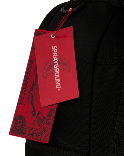 SPRAYGROUND® BACKPACK SHARK CENTRAL BLACK AND WHITE STENCIL BACKPACK