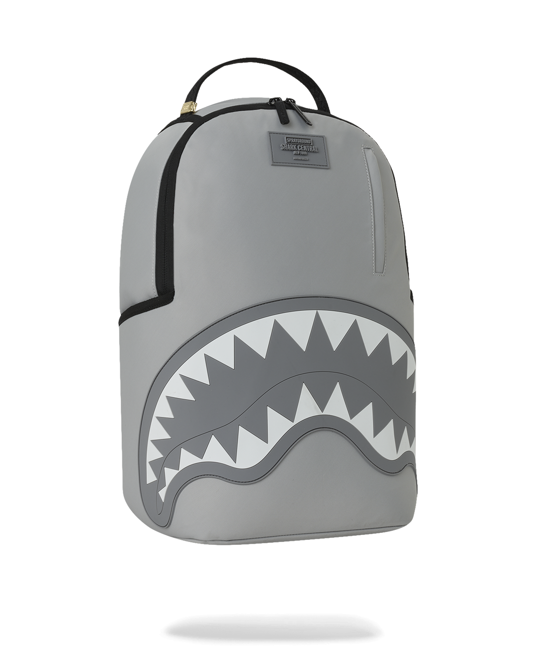 SPRAYGROUNDÂ® BACKPACK SHARK CENTRAL TONAL GRAY NYLON BACKPACK