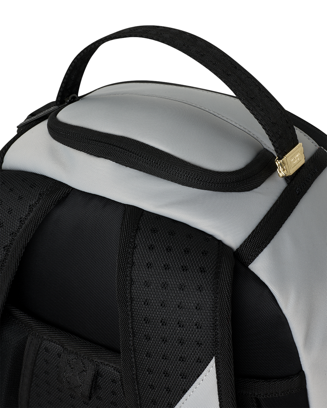 SPRAYGROUNDÂ® BACKPACK SHARK CENTRAL TONAL GRAY NYLON BACKPACK