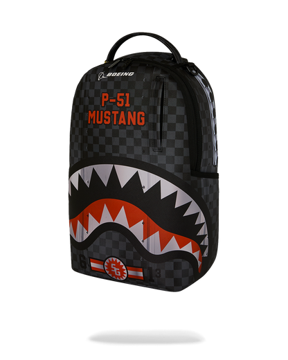 SPRAYGROUNDÂ® BACKPACK BOEING P-51 MUSTANG SHARKMOUTH BACKPACK