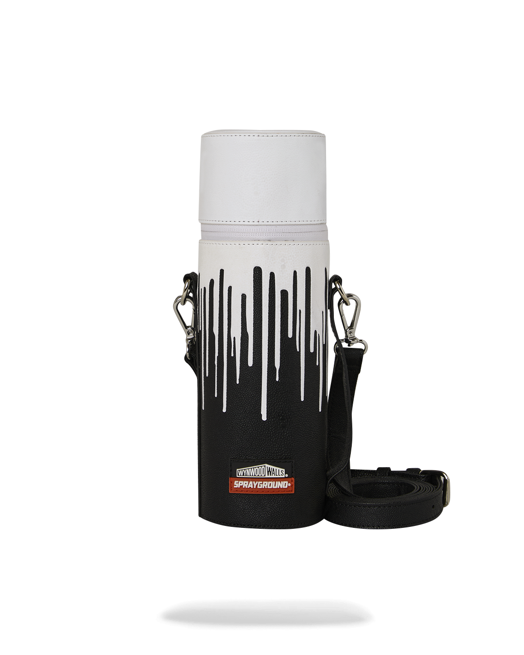 SPRAYGROUND® SPRAY PAINT CAN HOLDER WYNWOOD WALLS COLLAB WATER BOTTLE OR SPRAYCAN HOLDER (BLK/WHT)