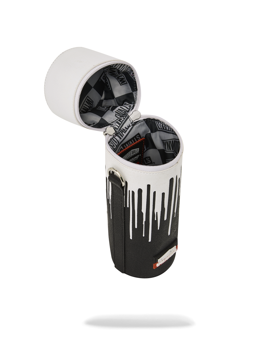 SPRAYGROUND® SPRAY PAINT CAN HOLDER WYNWOOD WALLS COLLAB WATER BOTTLE OR SPRAYCAN HOLDER (BLK/WHT)
