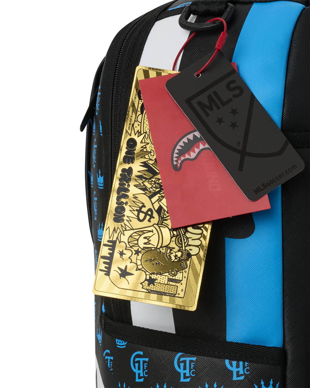 SPRAYGROUNDÂ® BACKPACK MLS CHARLOTTE FC REPEAT DLXSV BACKPACK