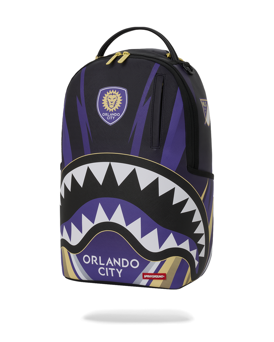 SPRAYGROUNDÂ® BACKPACK MLS ORLANDO CITY SHARKMOUTH DLXSV BACKPACK