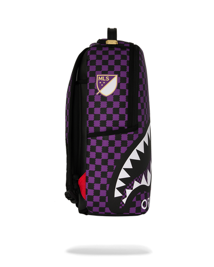 SPRAYGROUND® BACKPACK MLS COLLAB - ORLANDO CITY CHECK SPLIT DLXSV BACKPACK