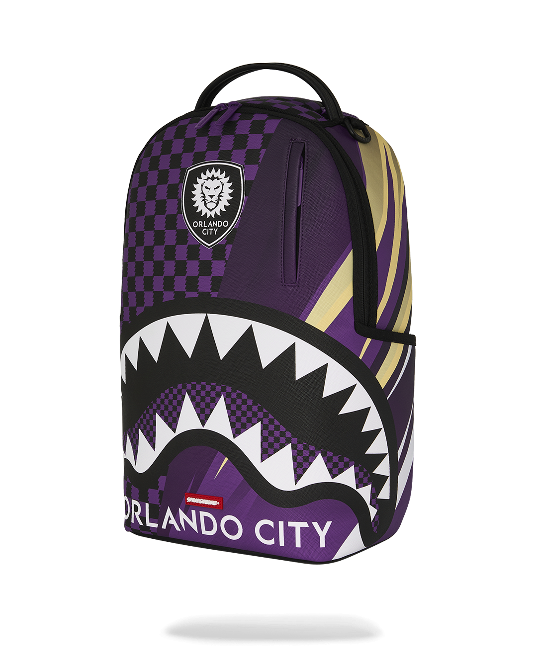 SPRAYGROUND® BACKPACK MLS COLLAB - ORLANDO CITY CHECK SPLIT DLXSV BACKPACK