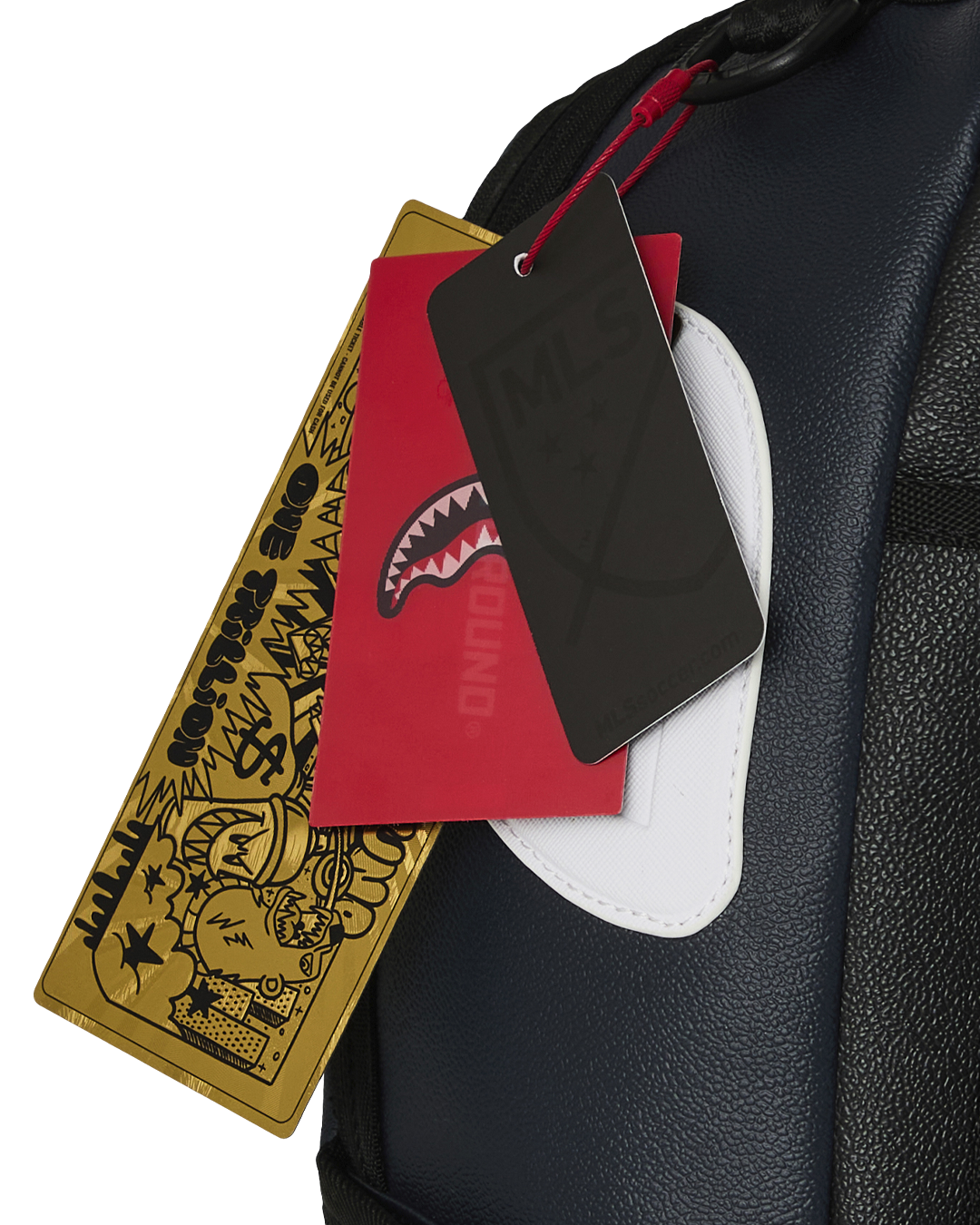 SPRAYGROUNDÂ® BACKPACK MLS SAN DIEGO GRAY SHARKMOUTH DLXSV BACKPACK