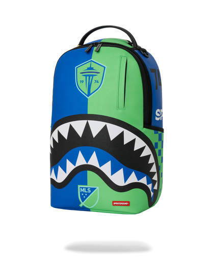 SPRAYGROUND® BACKPACK MLS COLLAB - SEATTLE SPLIT DLXSV BACKPACK