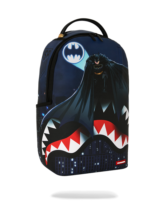 SPRAYGROUNDÂ® BACKPACK USSF x DC BATMAN OVER SHARKMOUTH BACKPACK