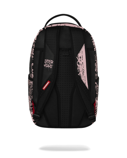 SPRAYGROUND® BACKPACK MLS COLLAB - INTERMIAMI STREETART (BLK) DLXSV BACKPACK