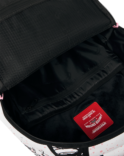 SPRAYGROUND® BACKPACK MLS COLLAB - INTERMIAMI STREETART (WHT) DLXSV BACKPACK