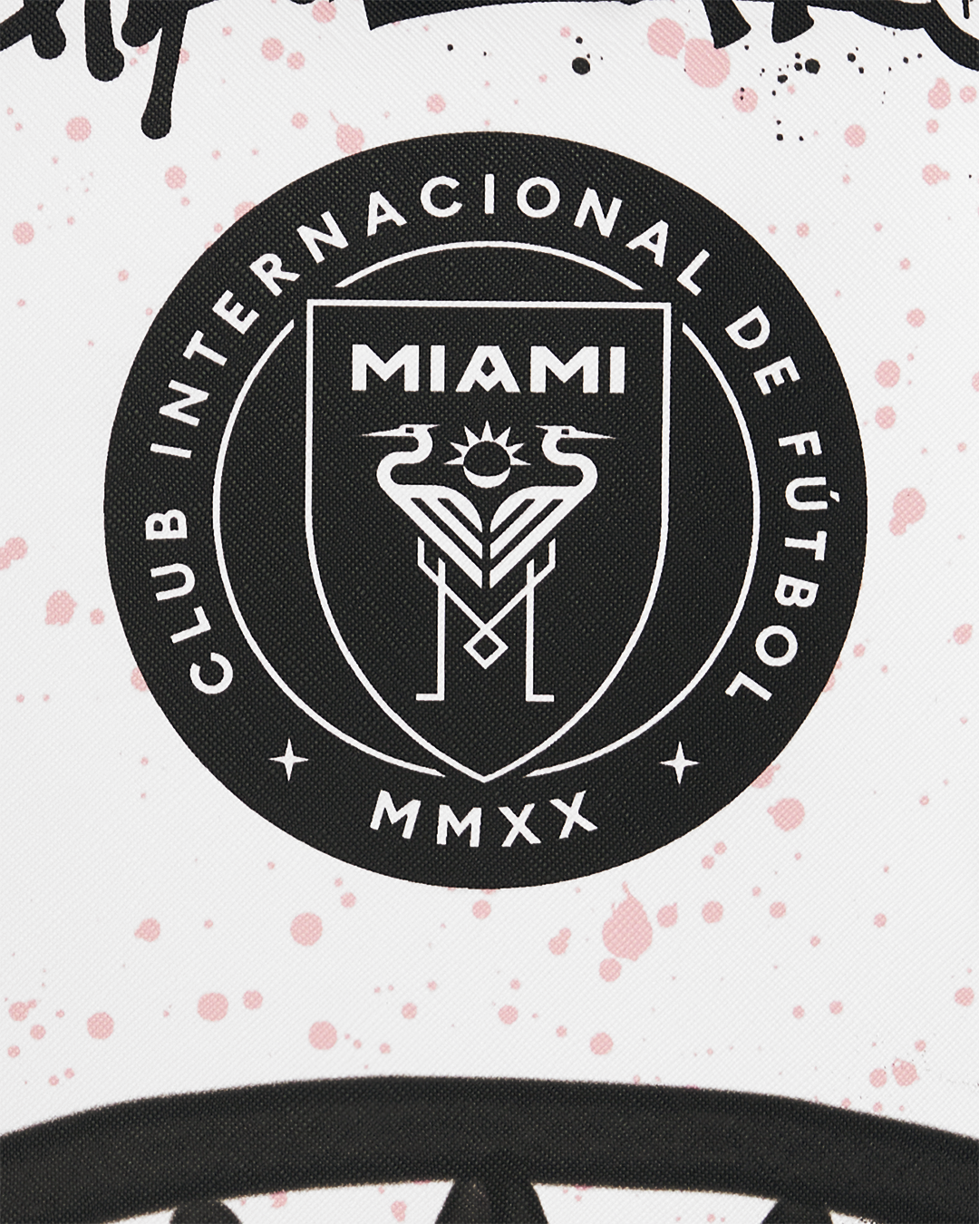 SPRAYGROUND® BACKPACK MLS COLLAB - INTERMIAMI STREETART (WHT) DLXSV BACKPACK