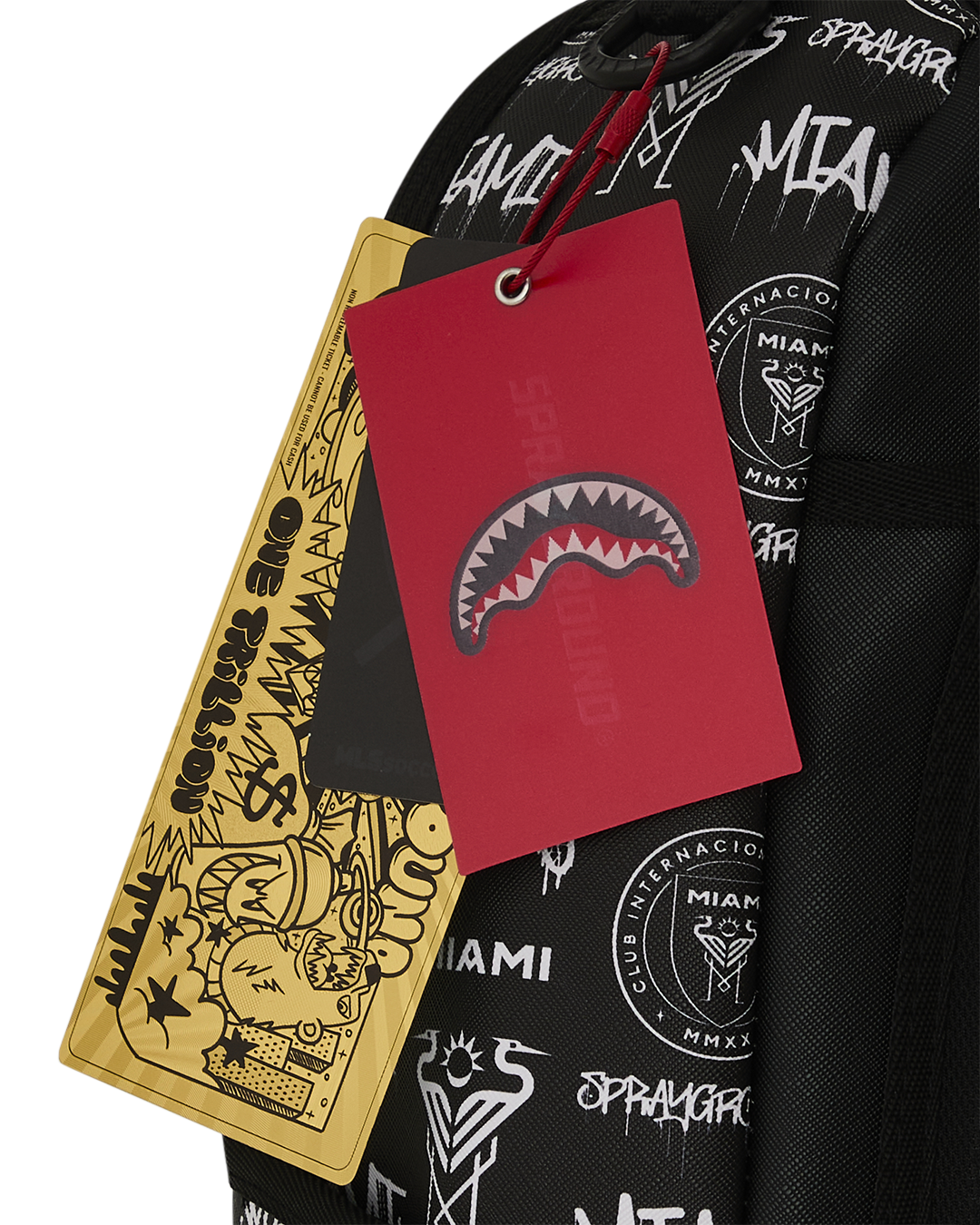 SPRAYGROUNDÂ® BACKPACK MLS INTER MIAMI REPEAT LOGO DLXSV BACKPACK