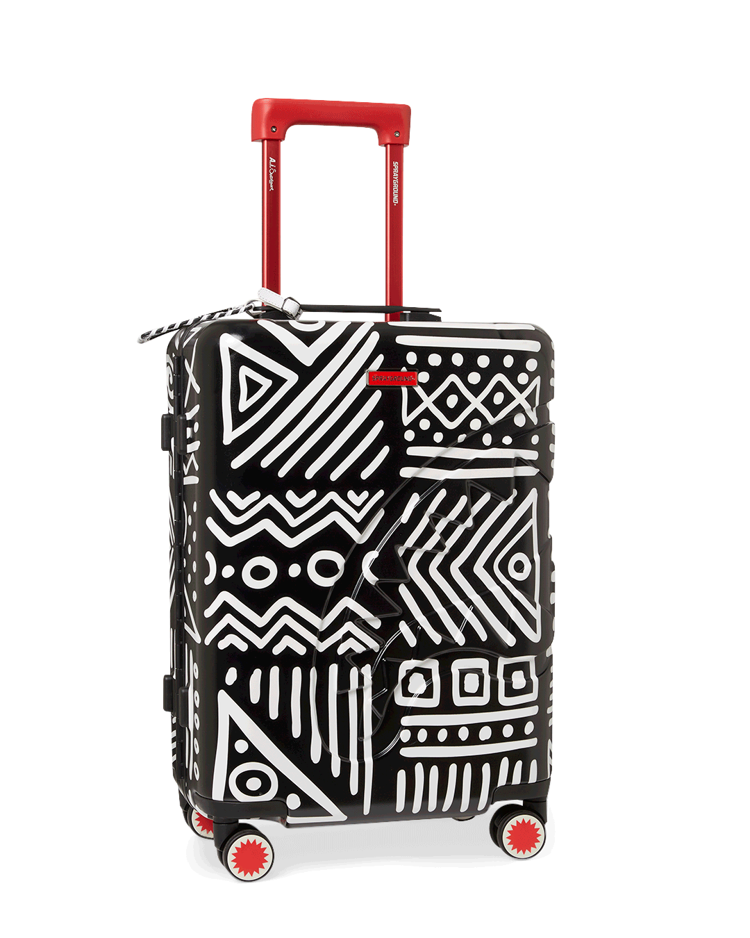 SPRAYGROUND® LUGGAGE A.I.8 AFRICAN INTELLIGENCE - ORIGIN STORY SHARKNAUTICS HARDSHELL CARRY-ON LUGGAGE