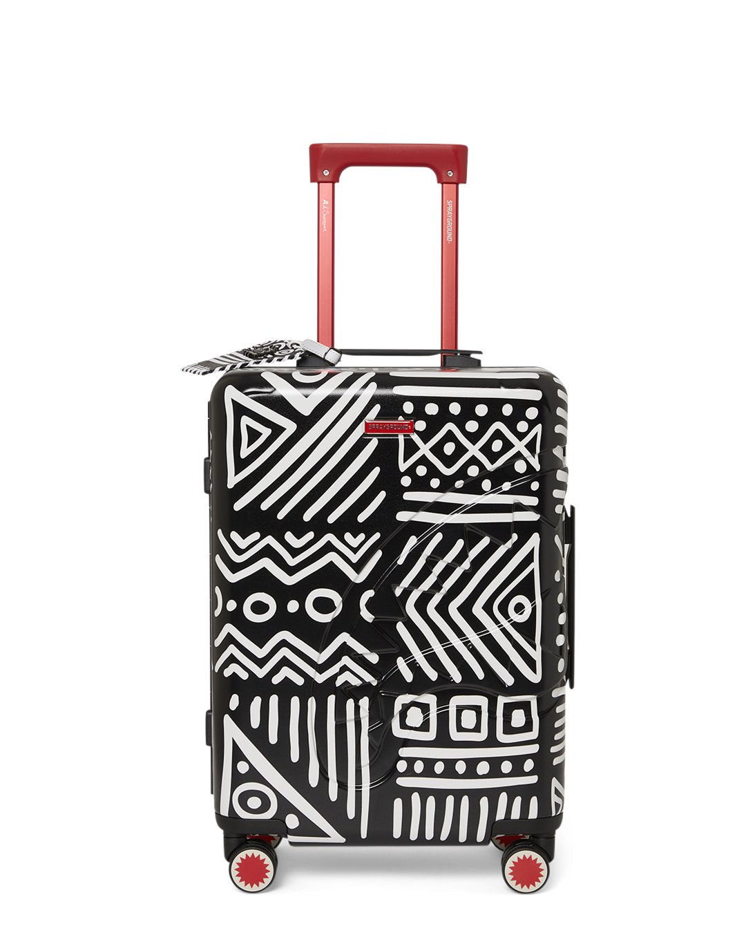 SPRAYGROUND® LUGGAGE A.I.8 AFRICAN INTELLIGENCE - ORIGIN STORY SHARKNAUTICS HARDSHELL CARRY-ON LUGGAGE