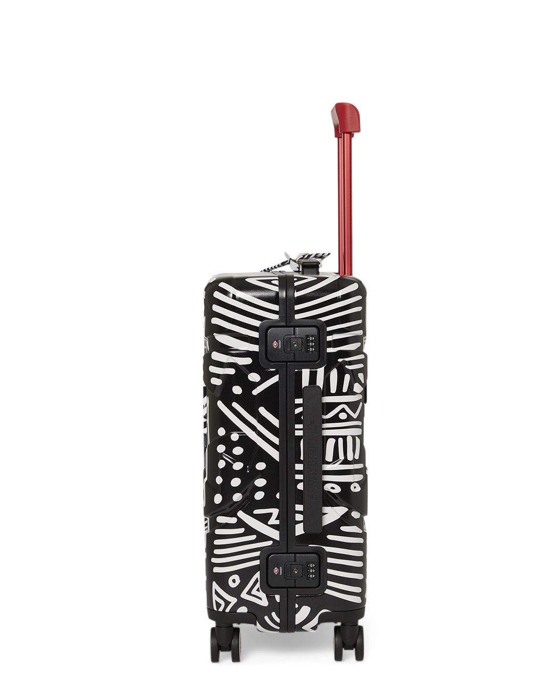 SPRAYGROUND® LUGGAGE A.I.8 AFRICAN INTELLIGENCE - ORIGIN STORY SHARKNAUTICS HARDSHELL CARRY-ON LUGGAGE