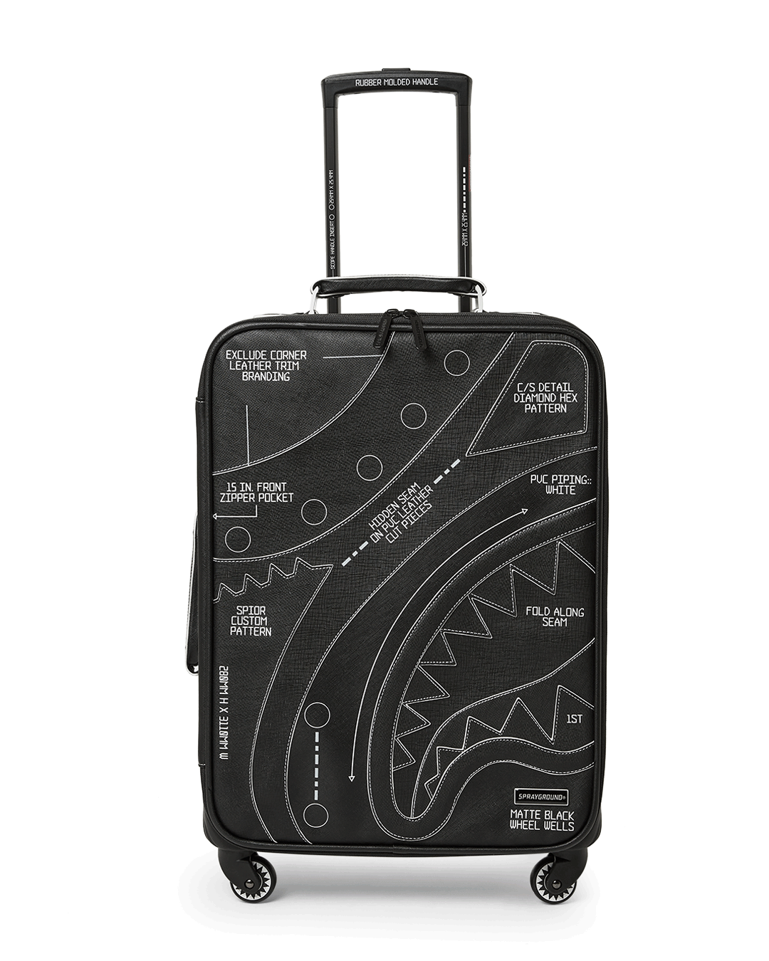 SPRAYGROUND® LUGGAGE HIGH TECH JETSETTER CARRY-ON LUGGAGE