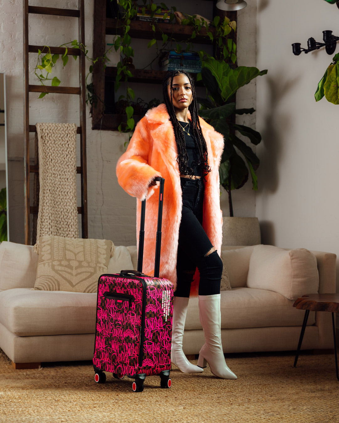 SPRAYGROUND® LUGGAGE JETGRAPHIX JETSETTER CARRY-ON LUGGAGE