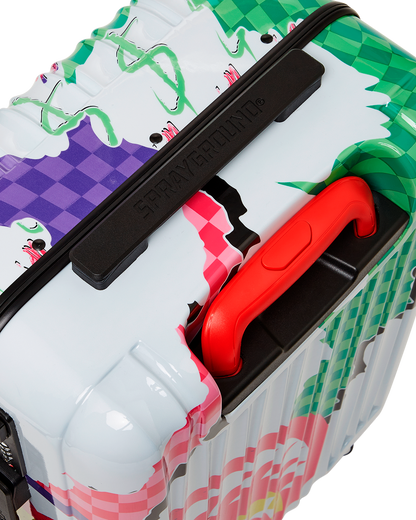 SPRAYGROUND® LUGGAGE DREAMY TECHNICOLOR SHARKNAUTICS HARDSHELL CARRY-ON LUGGAGE