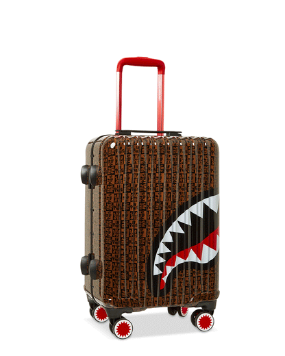 SPRAYGROUND® LUGGAGE FRENZY SHARKS SHARKNAUTICS HARDSHELL CARRY-ON LUGGAGE