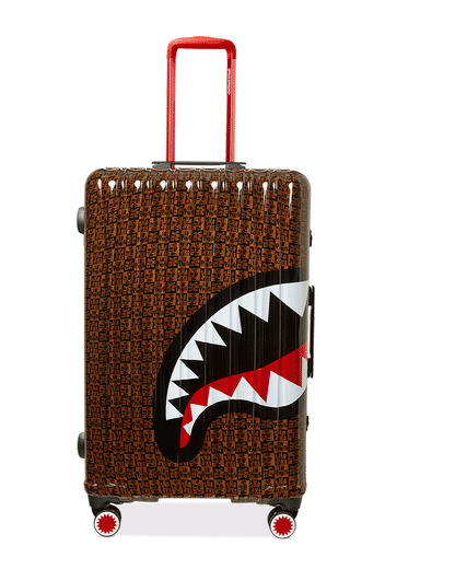 SPRAYGROUND® LUGGAGE FRENZY SHARKS SHARKNAUTICS HARDSHELL FULL-SIZE LUGGAGE