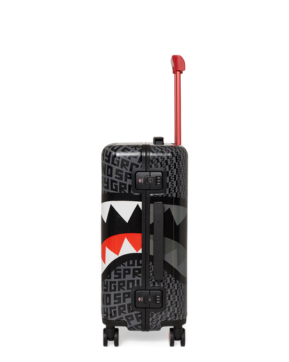 SPRAYGROUND® LUGGAGE SHARKFINITY STEALTH PILOT SHARKNAUTICS HARDSHELL CARRY-ON LUGGAGE